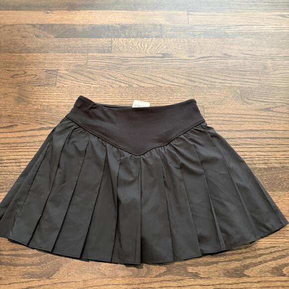 NWOT Free People x FP Movement Swing of Things Black Athletic Skort - Picture 2 of 8